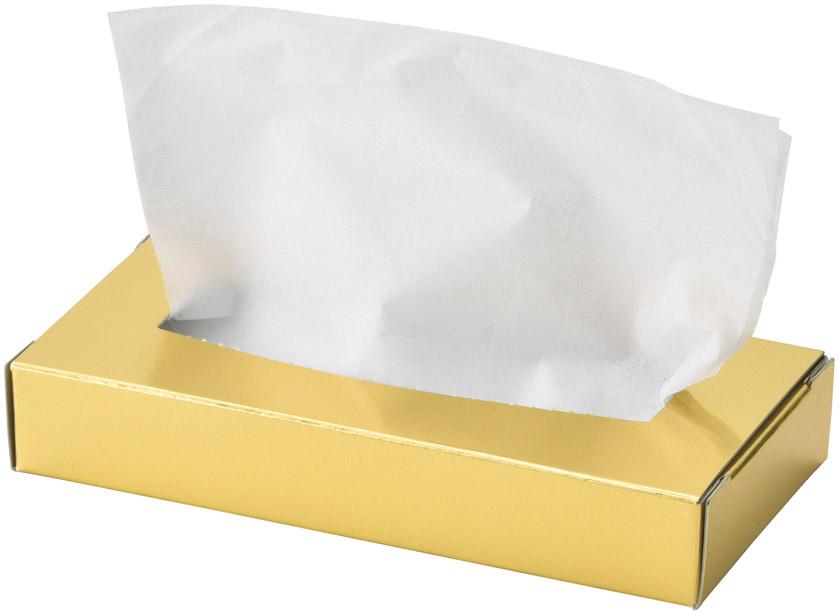 【総付景品フェア対象！】ミニミニゴールドＢＯＸティッシュ１０Ｗ　【1点あたり@39円（税別）】