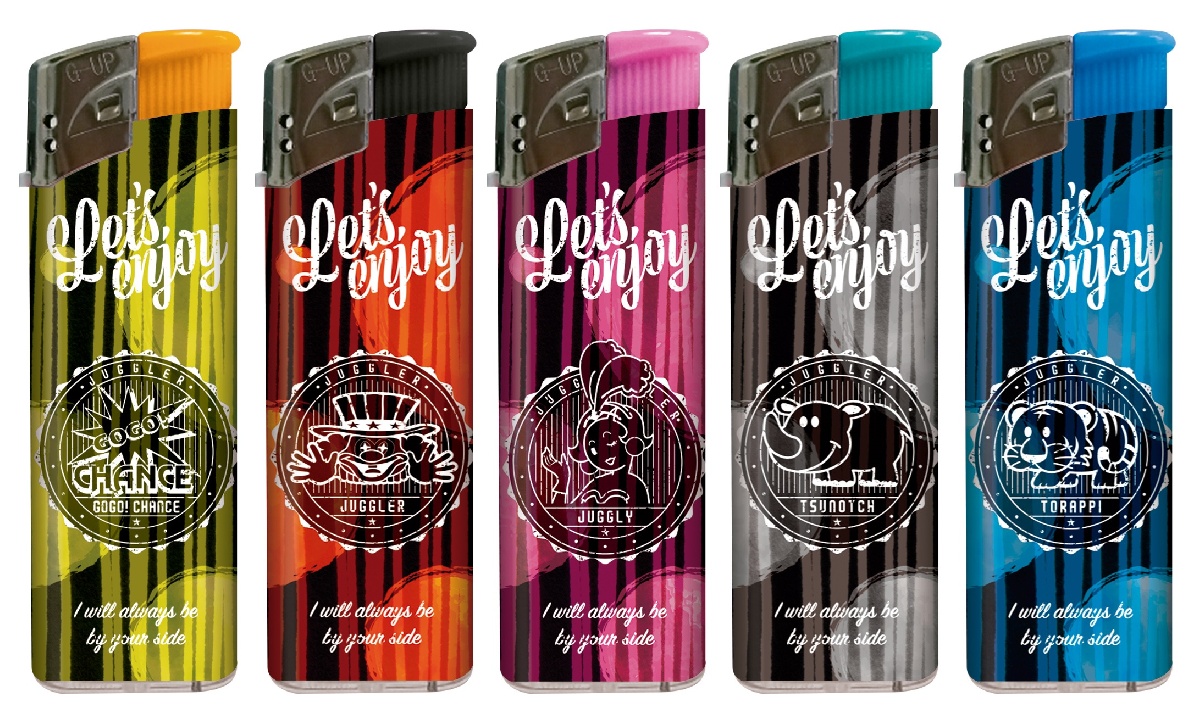 ジャグラーポストスタンプライター 50本【5種×10個】