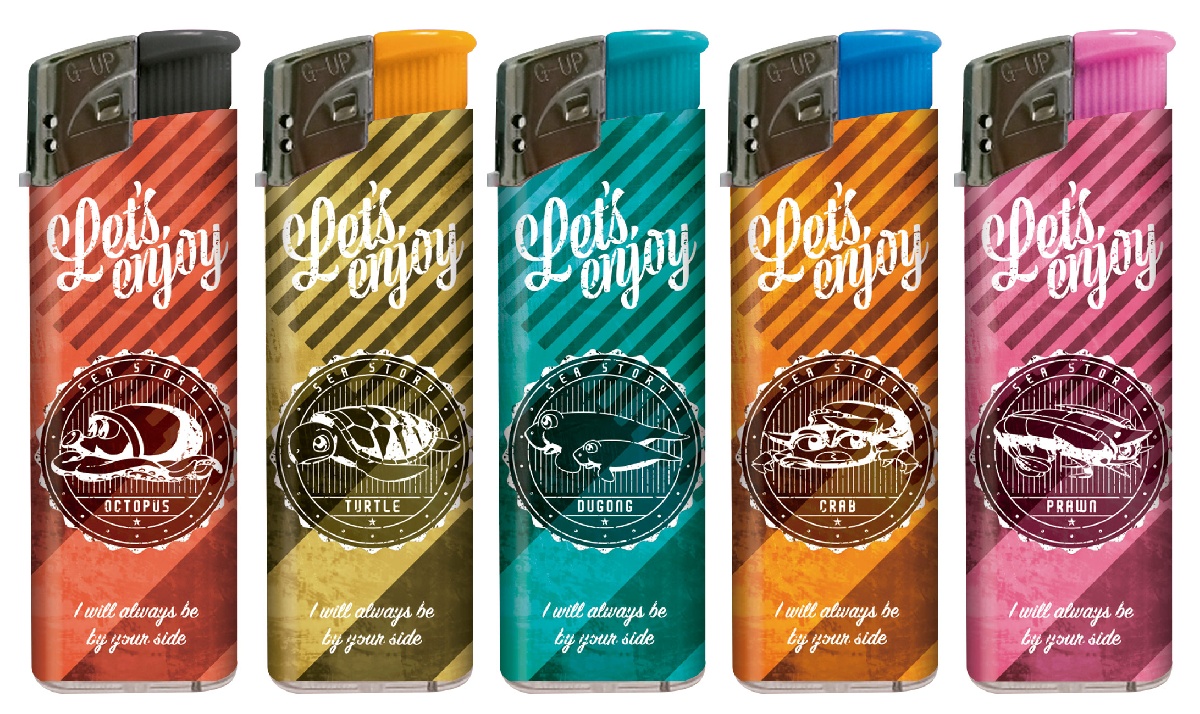 海物語ポストスタンプライター 50本【5種×10個】