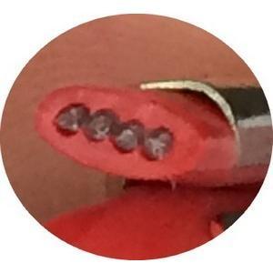 ビニールキーホルダー　赤