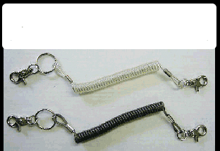 ワイヤー入りスケルトン　キーホルダー