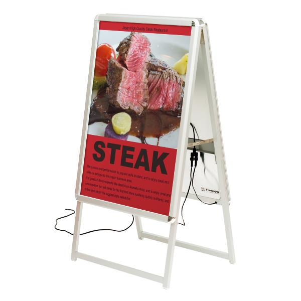 LEDライティングパネル『LEDグリップA®』 A1両面 シルバー LEDライティングパネル『LEDグリップA®』 A1両面 シルバー