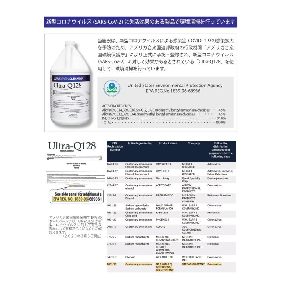 【ボトル付き】ウルトラQ-128 1ガロン 3.7L スプレーバック 米国製 消臭 除菌 洗浄 【ボトル付き】ウルトラQ-128 1ガロン 3.7L スプレーバック 米国製 消臭 除菌 洗浄